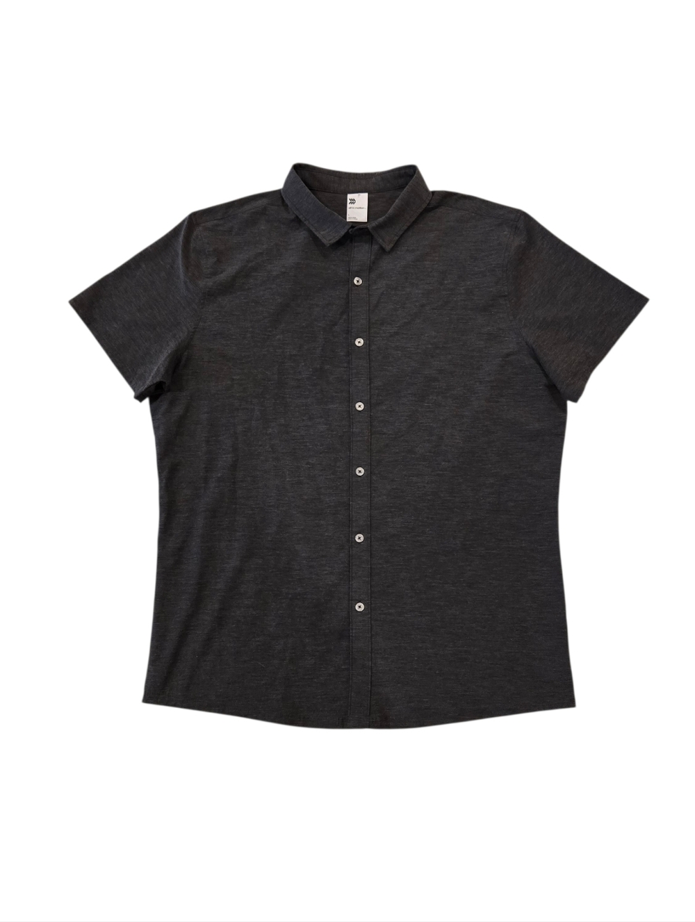 All In Motion Short Sleeve Button Up (L)